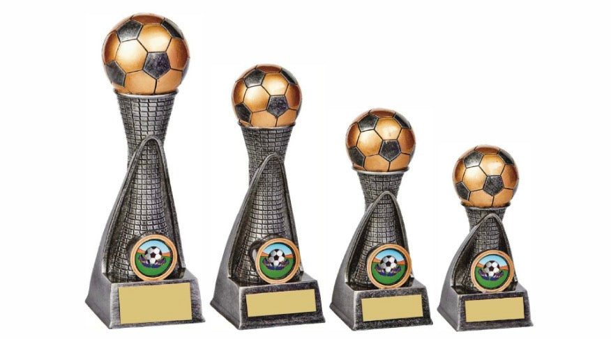 Antique Silver Football Tower